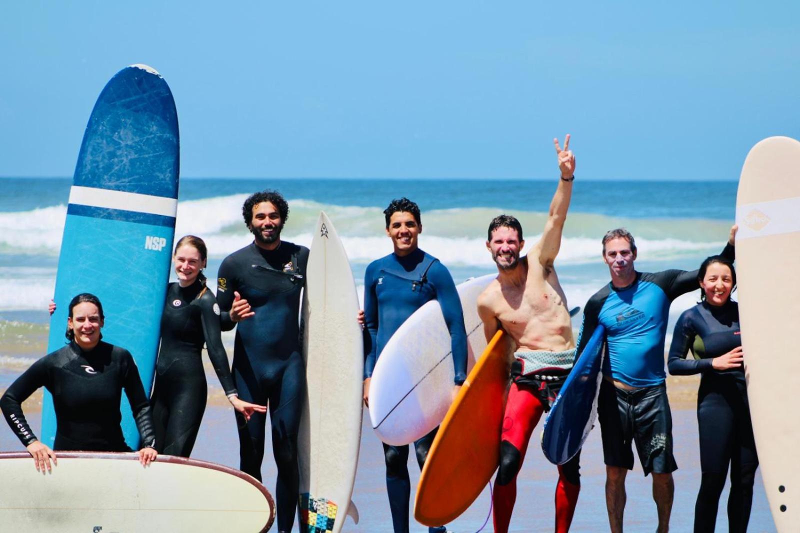 Olas Surf Camp Эмуан Экстерьер фото